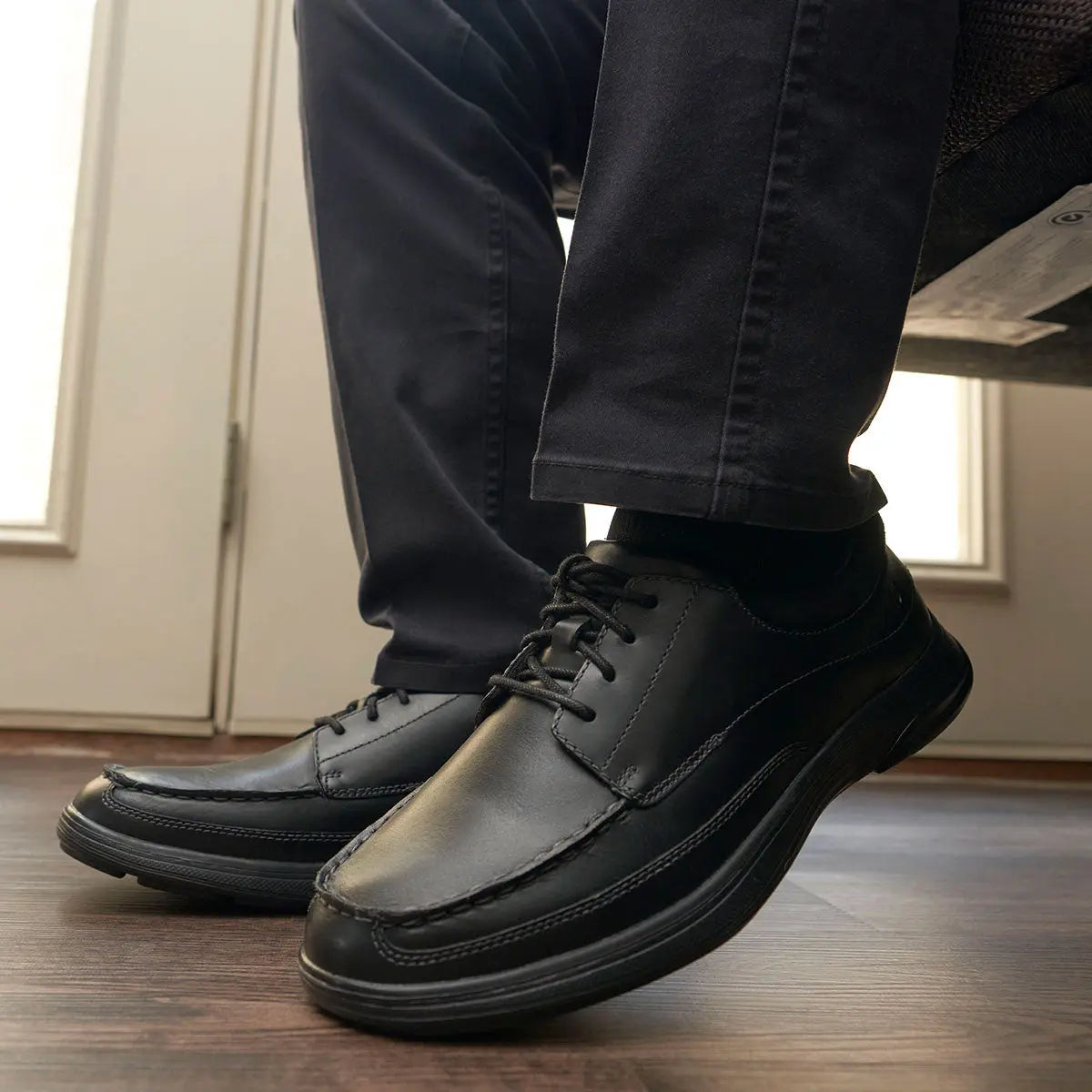 Anodyne Men's No.30 Casual Dress Diabetic Shoe, Black perfect fit
