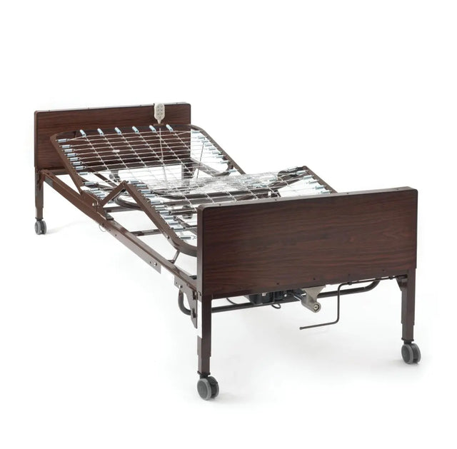 White Smoke MedLine Homecare Hospital Bed