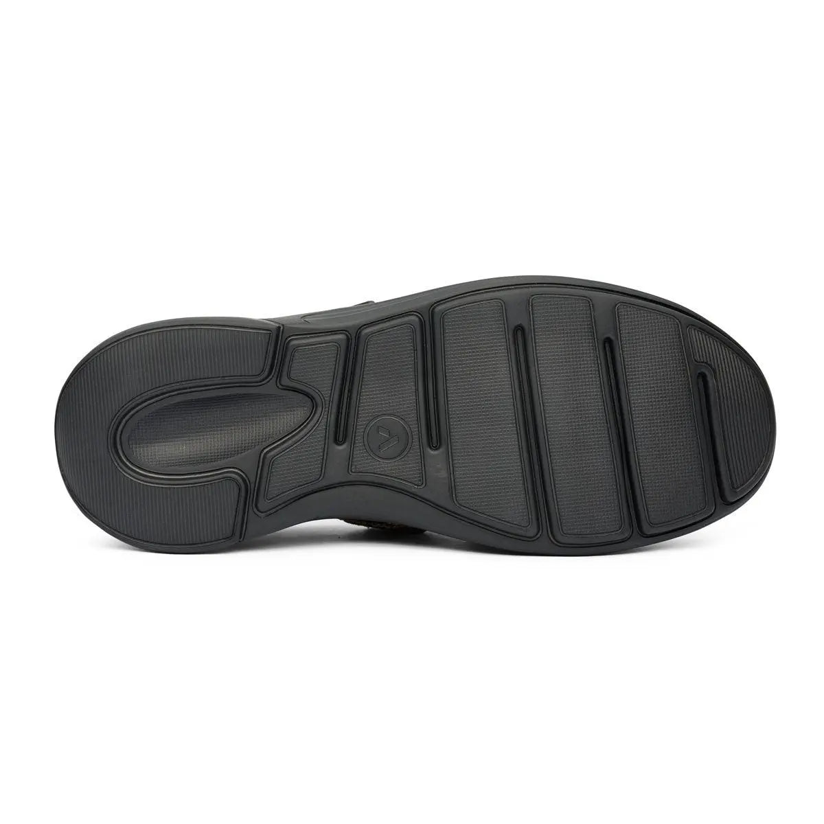 Sole view of Anodyne No. 52 Whiskey Brown Casual Shoe showing seamless interior and cushioned insole – ideal for diabetics and sensitive feet – Dahl Medical Supply