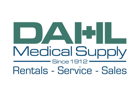 Dahl Medical Supply logo with text “Since 1912 – Rentals, Service, Sales,” representing Minnesota’s trusted family-owned medical equipment provider based in Burnsville, MN.