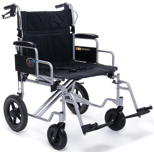 Dark Slate Gray Bariatric Transport Chair - EJ777-3