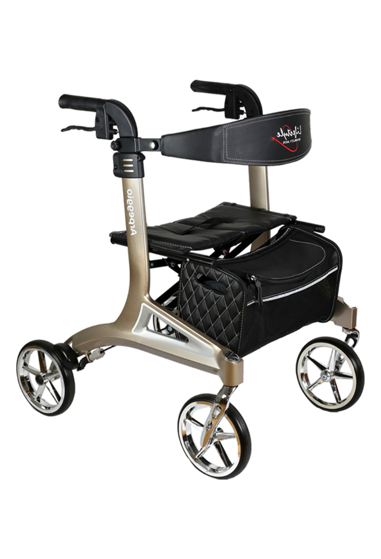 Dark Slate Gray Arpeggio Rollator Walker by Rhythm Healthcare 955CH