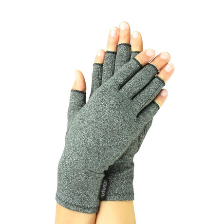 Light Slate Gray Arthritis Gloves Gray 2 Pack