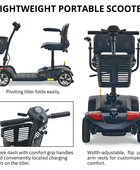 Dark Slate Gray Golden Buzzaround LT 4-Wheel Scooter