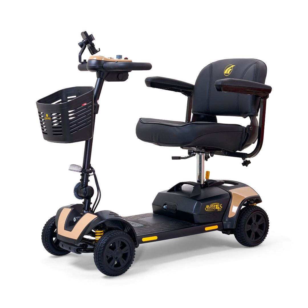 Dark Slate Gray Buzzaround XL HD Suspension 4-Wheel Scooter