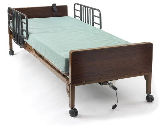 Dark Slate Gray Medline Semi Electric Hospital Bed