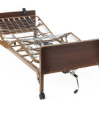 Dark Olive Green Medline Semi Electric Hospital Bed