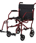 Dark Slate Gray Medline Ultralight Transport Chair