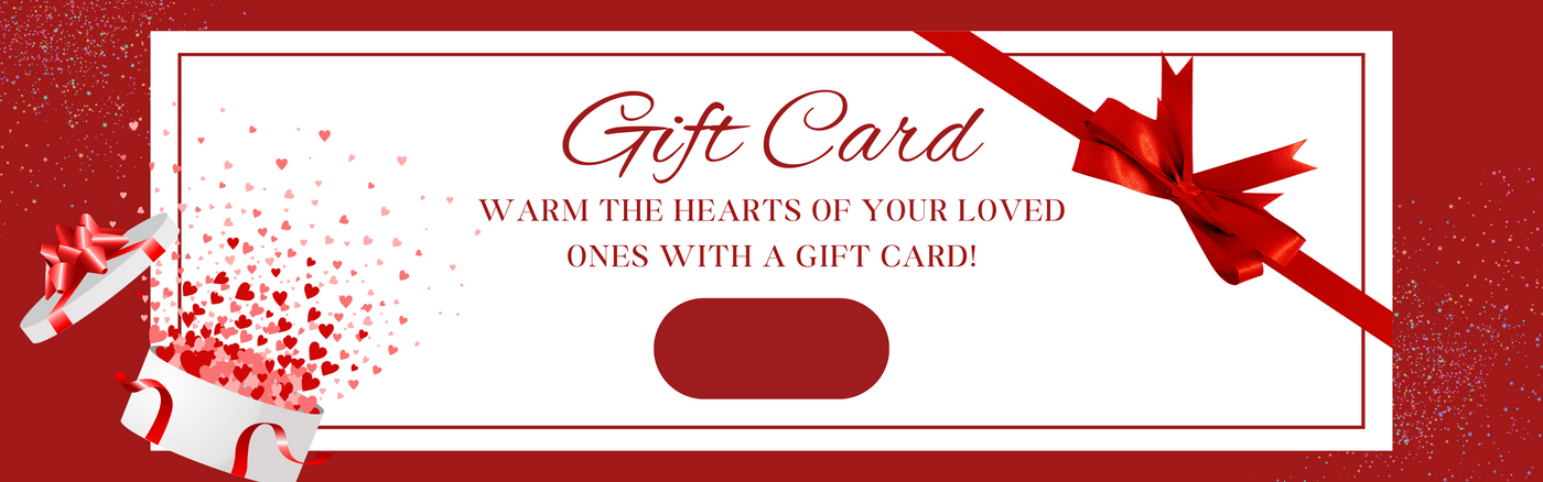 Red Gift Card for loved ones with bow