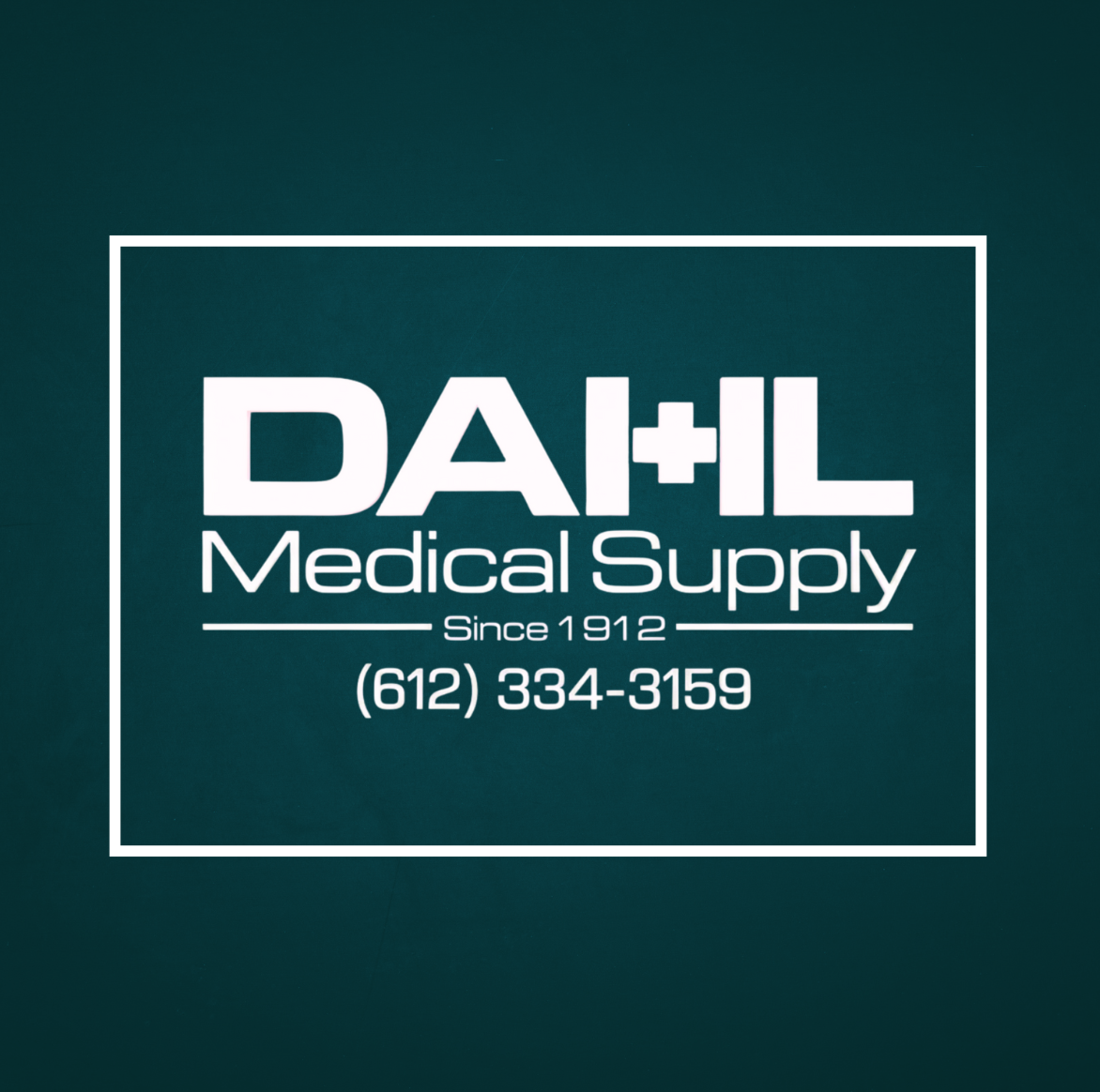 Dahl Medical Supply logo with text reading “Dahl Medical Supply, Since 1912” and phone number 612-334-3159.