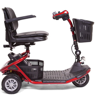 Compact 3-wheel mobility scooter available for rent at Dahl Medical Supply in Burnsville