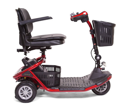 Compact 3-wheel mobility scooter available for rent at Dahl Medical Supply in Burnsville