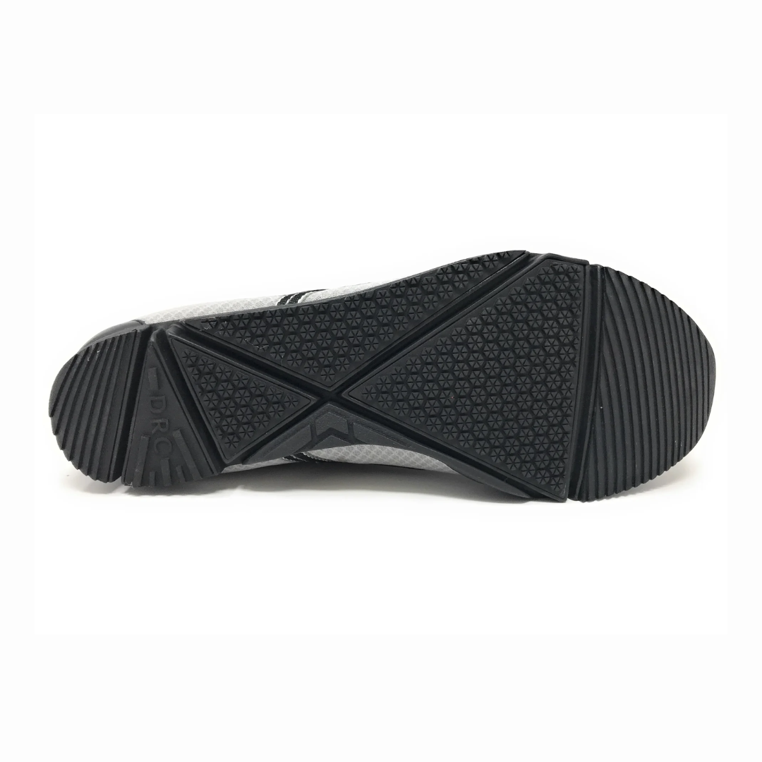 Bottom view of the Dr. Comfort Gary orthopedic shoe showing the durable, slip-resistant outsole designed for stability and everyday walking.