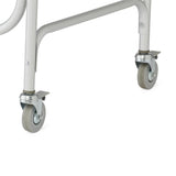 Aluminum Padded Shower Chair Commode with 4 Locking Casters