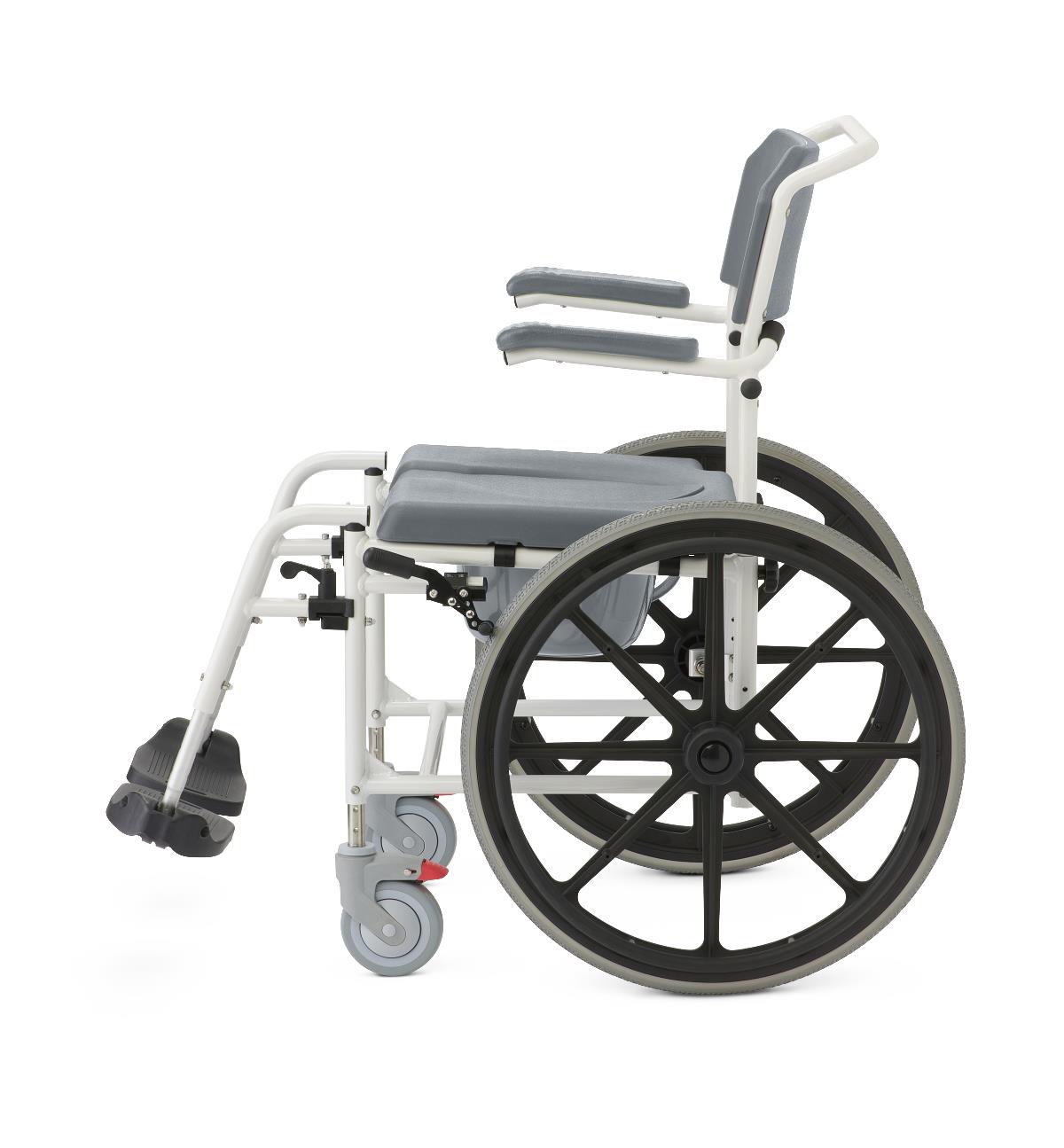 Aluminum Shower Commode Wheelchair