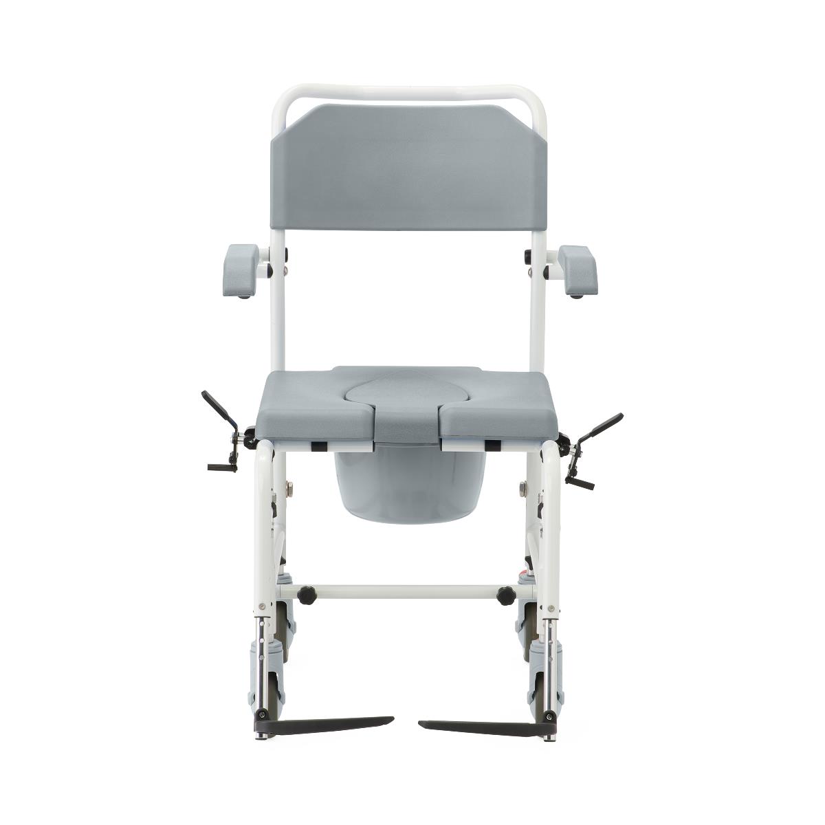 Aluminum Shower Commode Transport Chair