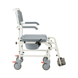 Aluminum Shower Commode Transport Chair