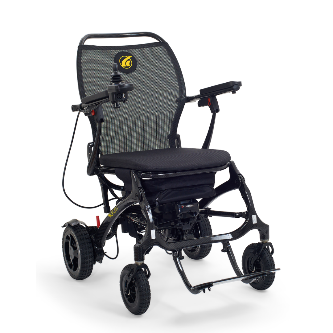 Lavender Golden Cricket GP302 Carbon Fiber Foldable Power Wheelchair