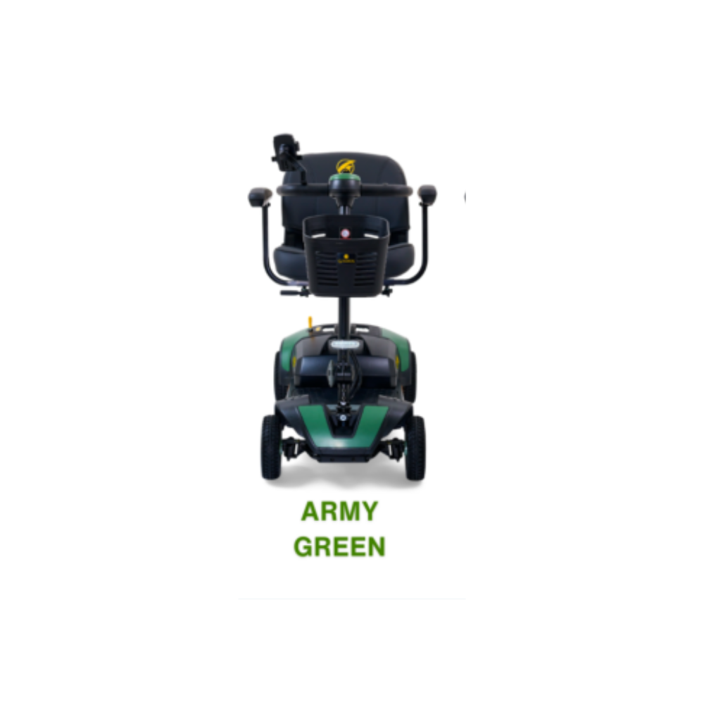 Dark Slate Gray Buzzaround XL HD Suspension 4-Wheel Scooter