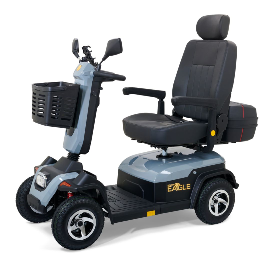 Dark Slate Gray Golden Eagle 4-Wheel Scooter