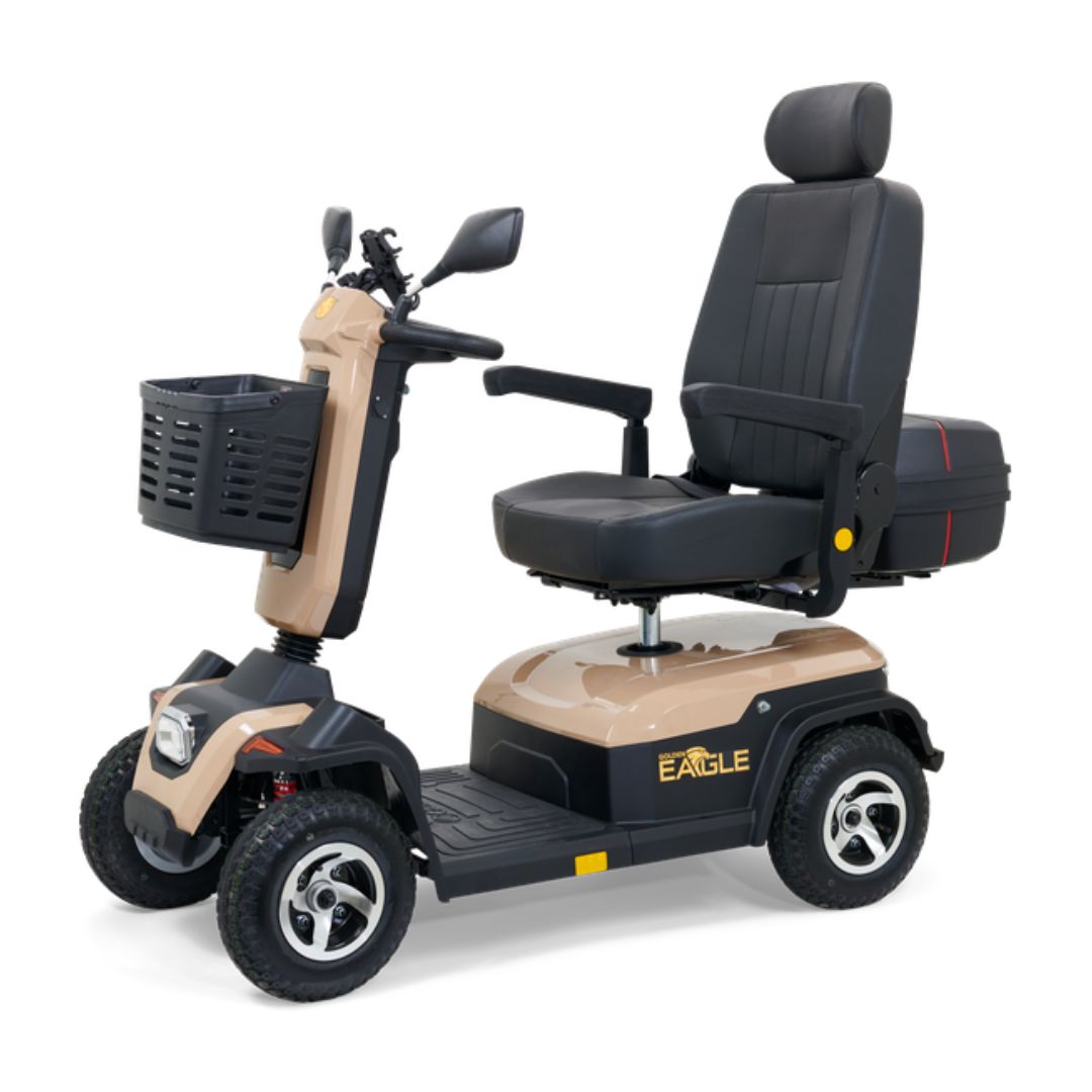 Dark Slate Gray Golden Eagle 4-Wheel Scooter