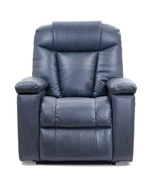 olden PR442 MaxiComfort lift chair in Brisa Lagoon shown seated with full-body HeatWave™