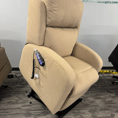 Golden Technologies PR764 EZ Sleeper Slim Lift Chair with Twilight feature shown lifting to assist standing.