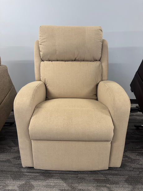 Golden Technologies PR764 Medium EZ Sleeper Slim Lift Chair with Twilight positioning in soft sand