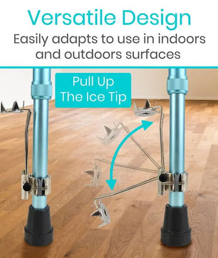 Rosy Brown Cane Ice Tip