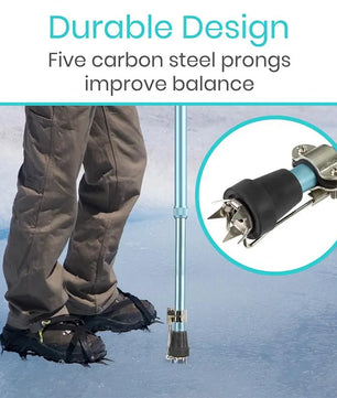 Dark Gray Cane Ice Tip