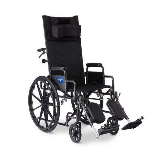 Dark Slate Gray 20" Reclining Wheelchair