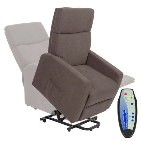 Dim Gray Vive Large Massage Lift Chair