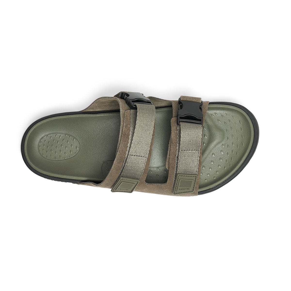 Dim Gray No. 70 Men's Two Strap Sandal