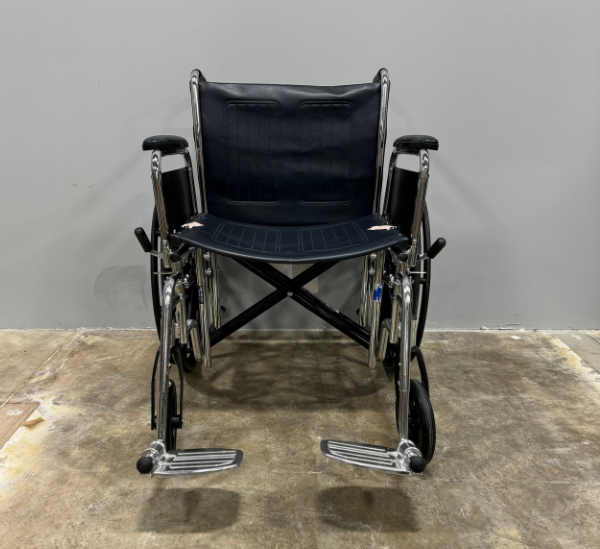 Dark Gray USED 22" Medline Extra-Wide Wheelchair