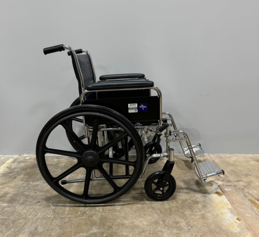 Dark Gray USED 22" Medline Extra-Wide Wheelchair