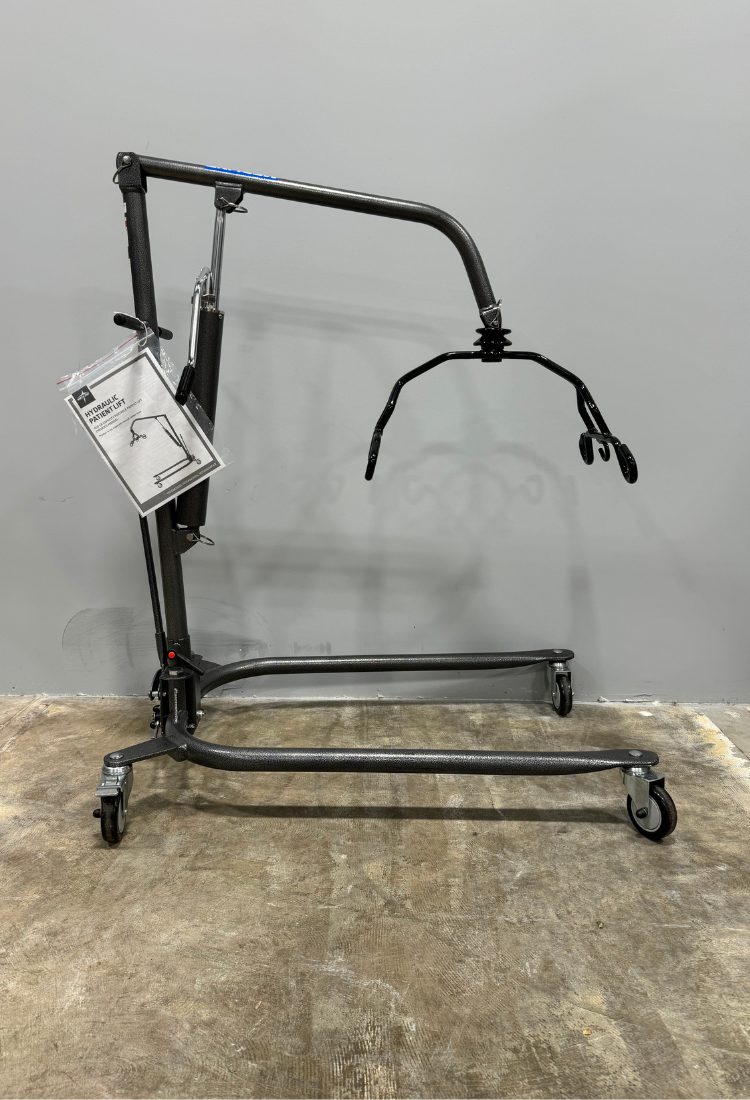 Dark Gray Medline Hydraulic Patient Lifts MDS88200D