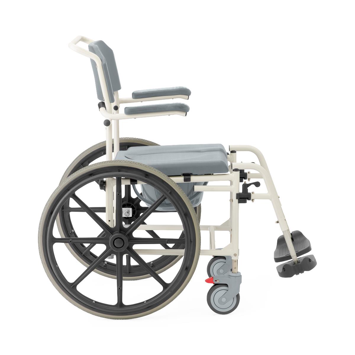 Aluminum Shower Commode Wheelchair