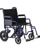 Dark Slate Gray Medline Bariatric Transport Chair