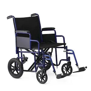 Dark Slate Gray Medline Bariatric Transport Chair