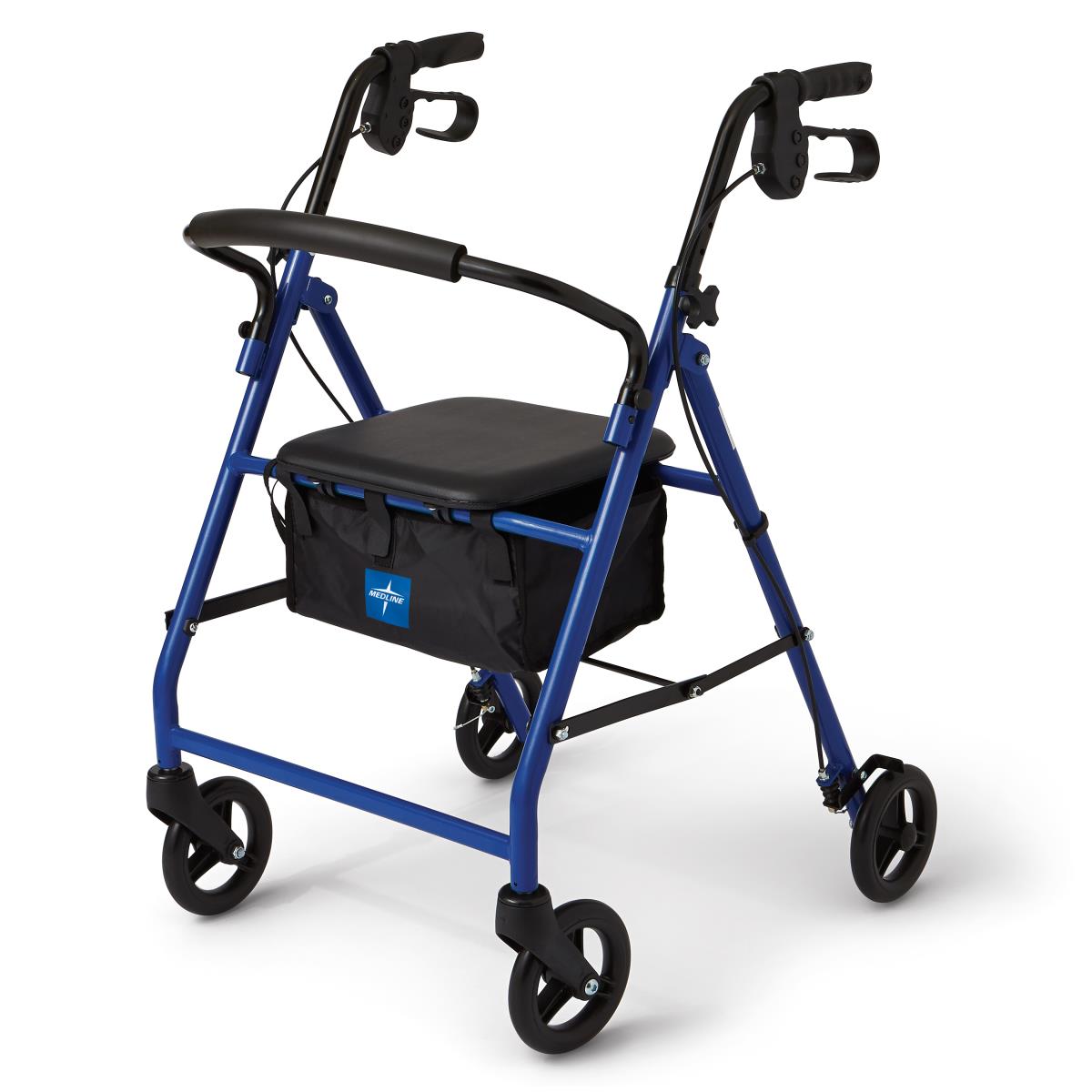 Medline Basic Steel Rollators 6" Wheels
