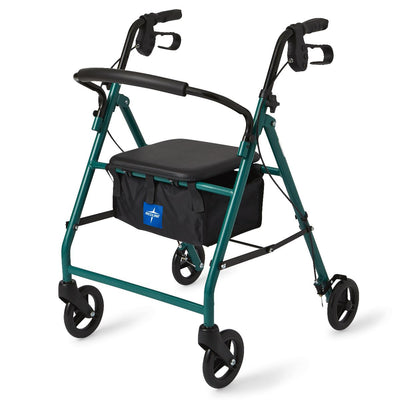 Medline Basic Steel Rollators 6" Wheels