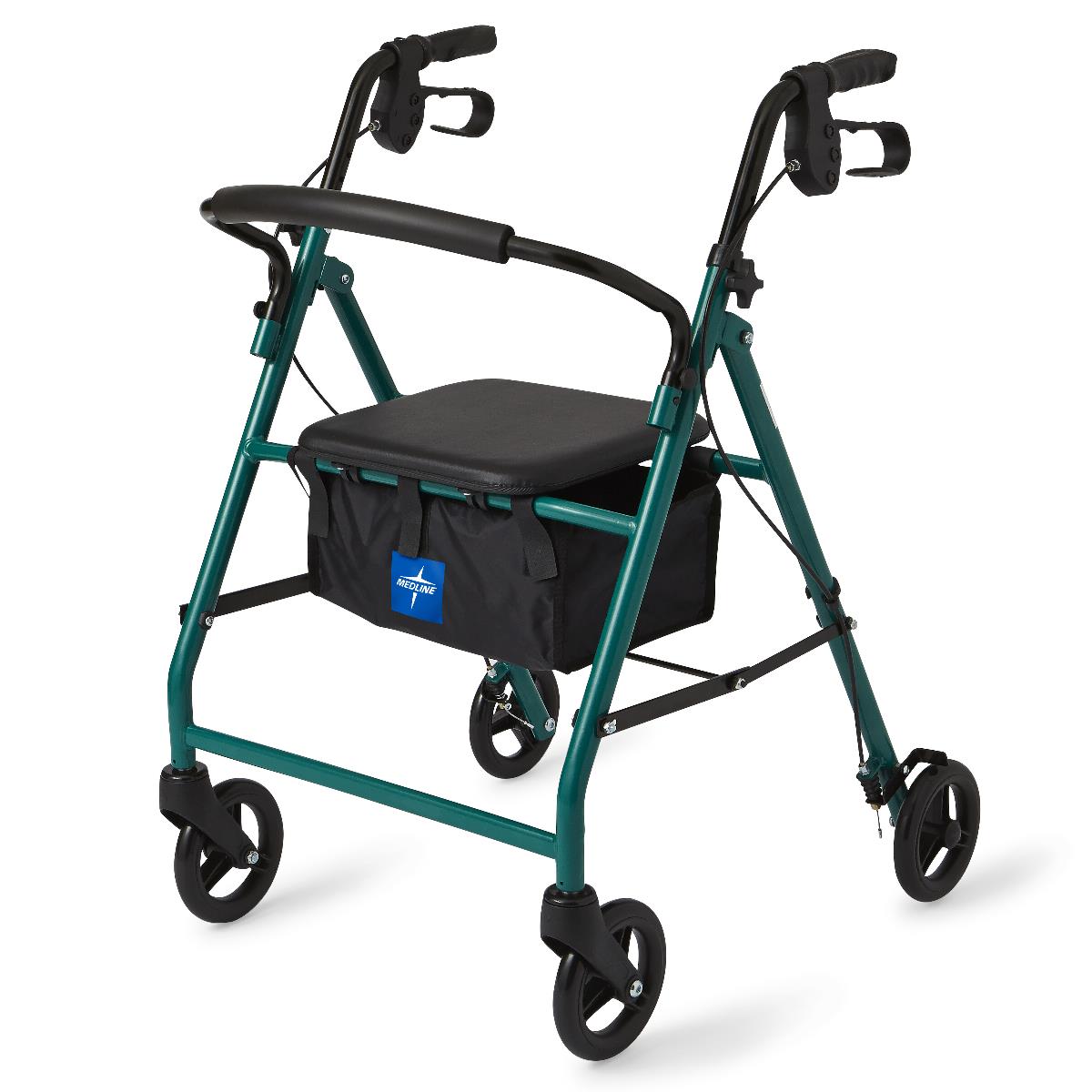 Medline Basic Steel Rollators 6" Wheels