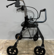 Dark Gray Nova Mighty Mack Heavy Duty Rolling Walker - 4216BL - USED