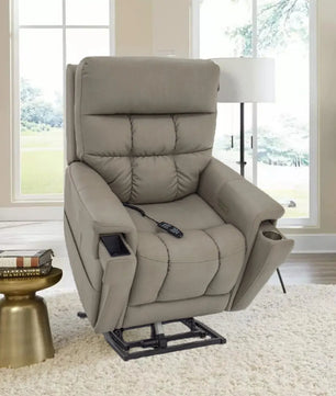 Gray PLR-4955 Heated Massage Lift Recliner