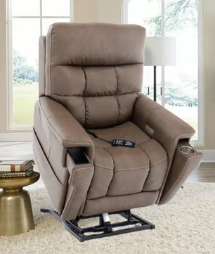 Gray PLR-4955 Heated Massage Lift Recliner