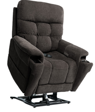 Dark Slate Gray PLR-4955 Heated Massage Lift Recliner