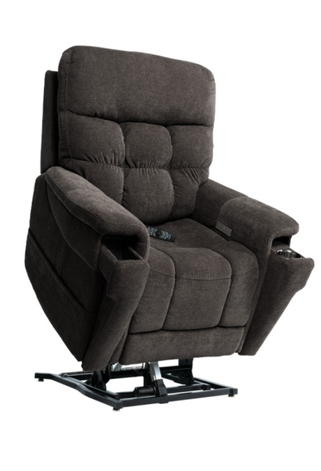 Dark Slate Gray PLR-4955 Heated Massage Lift Recliner