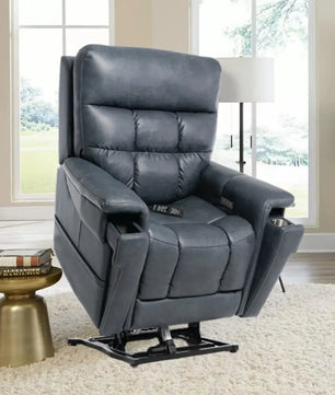 Gray PLR-4955 Heated Massage Lift Recliner