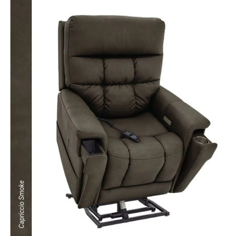 Dark Slate Gray PLR-4955 Heated Massage Lift Recliner