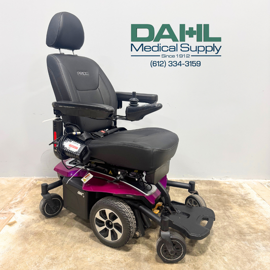 Pride Air2 Used Power Wheelchair – Mid-Wheel Drive, Great Condition